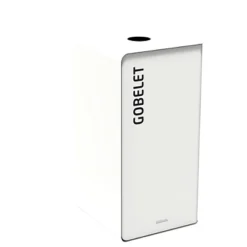 ROSSIGNOL Borne De Tri Selectif 40l Sans Serrure - Cubatri - Tri Gobelets - Blanc / Blanc