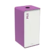 ROSSIGNOL Borne De Tri Selectif 40l Sans Serrure - Cubatri - Tri Piles - Blanc / Violet 2 ROSSIGNOL Borne De Tri Selectif 40l Sans Serrure - Cubatri - Tri Piles - Blanc / Violet -Nettoyage Outils Boutique rossignol borne tri selectif 40l serrure cubatri tri piles blanc violet 9R55856