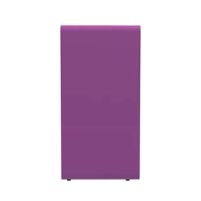 ROSSIGNOL Borne De Tri Selectif 40l Sans Serrure - Cubatri - Tri Piles - Blanc / Violet 5 ROSSIGNOL Borne De Tri Selectif 40l Sans Serrure - Cubatri - Tri Piles - Blanc / Violet – Image 3