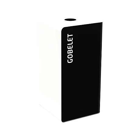 ROSSIGNOL Borne De Tri Selectif 75l Sans Serrure - Support Sac - Cubatri - Tri Gobelet - Manganese / Blanc 3 ROSSIGNOL Borne De Tri Selectif 75l Sans Serrure - Support Sac - Cubatri - Tri Gobelet - Manganese / Blanc