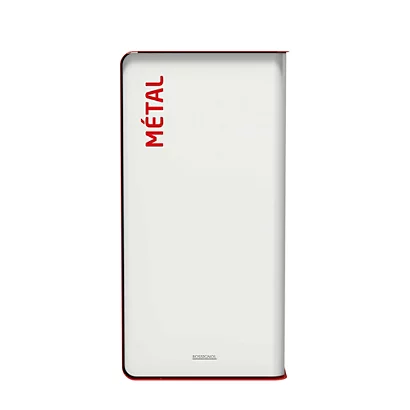 ROSSIGNOL Borne De Tri Selectif 90l Sans Serrure - Support Sac - Cubatri - Tri Metal - Blanc / Rouge Signalisation 4 ROSSIGNOL Borne De Tri Selectif 90l Sans Serrure - Support Sac - Cubatri - Tri Metal - Blanc / Rouge Signalisation – Image 2