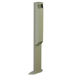 ROSSIGNOL Cendrier 3l /pied Arkea Avec Serrure - Gris Ciment