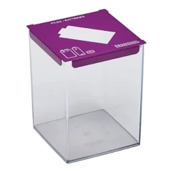 ROSSIGNOL Collecteur De Piles A Poser - Pileo - 2l - Violet Securite