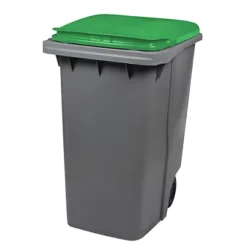 ROSSIGNOL Conteneur 2 Roues Korok - 340l - Sans Barre - Gris / Vert