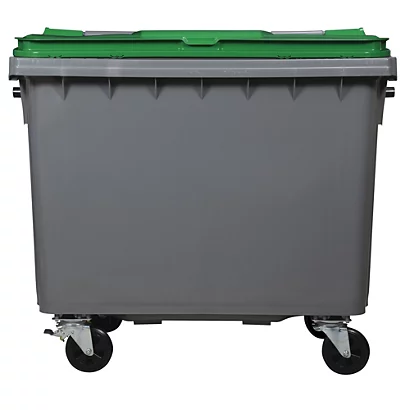 ROSSIGNOL Conteneur Korok 4 Roues - 660l - Sans Barre - Gris / Vert 4 ROSSIGNOL Conteneur Korok 4 Roues - 660l - Sans Barre - Gris / Vert – Image 2