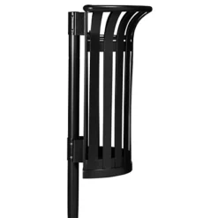 ROSSIGNOL Corbeille A Fixer Sur Poteau Tulipe - 35l - Gris Manganese -Nettoyage Outils Boutique rossignol corbeille fixer poteau tulipe 35l gris manganese 9R57949 2