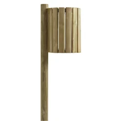 ROSSIGNOL Corbeille Murale Ronde Eden - 20l - Bois Resineux -Nettoyage Outils Boutique rossignol corbeille murale ronde eden 20l bois resineux 9R58150 2