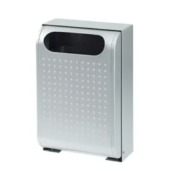 ROSSIGNOL Corbeille Murale Urbanet - 30l - Gris Metal