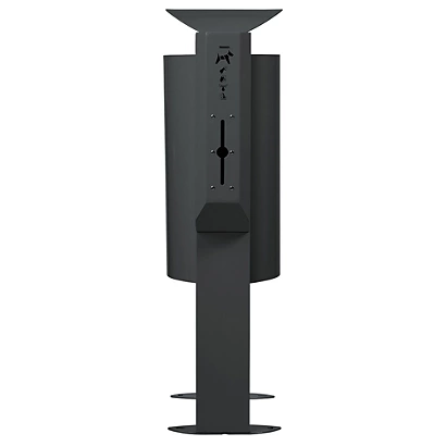 ROSSIGNOL Corbeille Sur Pied Arkea Canin Avec Distributeur De 200 Sacs - 40l - Anthracite 5 ROSSIGNOL Corbeille Sur Pied Arkea Canin Avec Distributeur De 200 Sacs - 40l - Anthracite – Image 3