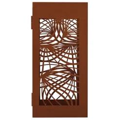 ROSSIGNOL Corbeille A Poser Ou A Fixer Bella 110l Effet Corten - Sans Cendrier -Nettoyage Outils Boutique rossignol corbeille poser fixer bella 110l effet corten cendrier 9R59377 2