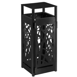 ROSSIGNOL Corbeille A Poser Ou A Fixer Cybel Anti-nuisible - 110l - Sans Cendrier 1.5l - Anthracite Mat