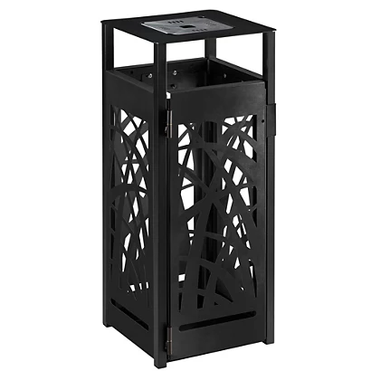 ROSSIGNOL Corbeille A Poser Ou A Fixer Cybel Anti-nuisible - 110l - Avec Cendrier 1.5l - Anthracite Mat 3 ROSSIGNOL Corbeille A Poser Ou A Fixer Cybel Anti-nuisible - 110l - Avec Cendrier 1.5l - Anthracite Mat