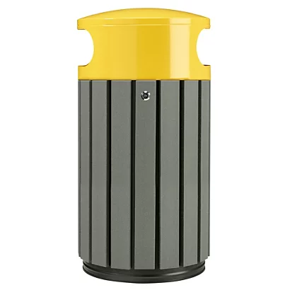 ROSSIGNOL Corbeille A Poser Ou A Fixer Zeno Etik - 40l - Latte Recycle/ Jaune Colza 4 ROSSIGNOL Corbeille A Poser Ou A Fixer Zeno Etik - 40l - Latte Recycle/ Jaune Colza – Image 2