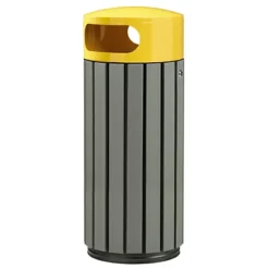 ROSSIGNOL Corbeille A Poser Ou A Fixer Zeno Etik - 60l - Latte Recycle / Jaune Colza