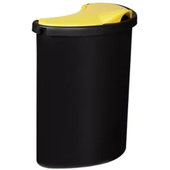 ROSSIGNOL Corbeille De Tri Selectif Modulaire 25l - Noir / Bleu / Jaune -Nettoyage Outils Boutique rossignol corbeille tri selectif modulaire 25l noir bleu jaune 9R59762 5