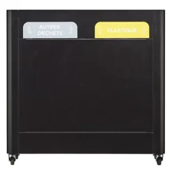 ROSSIGNOL Meuble De Tri Selectif 2 Flux Avec Seaux - Plastique / Autres Dechets - Trimouv - Gris Manganese -Nettoyage Outils Boutique rossignol meuble tri selectif 2 flux seaux plastique autres dechets trimouv gris manganese 9R55450 1