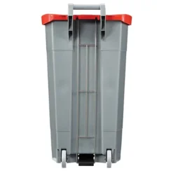 ROSSIGNOL Poubelle Mobile A Pedale - 90l - Boogy - Gris / Rouge -Nettoyage Outils Boutique rossignol poubelle mobile pedale 90l boogy gris rouge 9R56359 2
