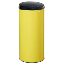 ROSSIGNOL Poubelle A Ouverture Manuelle - 45l - Handtouch - Jaune Soufre