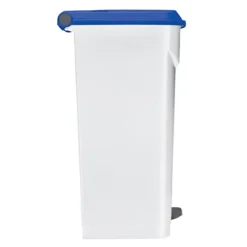 ROSSIGNOL Poubelle à Pédale Haccp 100l Utilo - Blanc / Bleu -Nettoyage Outils Boutique rossignol poubelle p dale haccp 100l utilo blanc bleu 9R54081 2