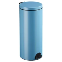 ROSSIGNOL Poubelle A Pedale Sanelia - 30l - Bleu Mat Lisse