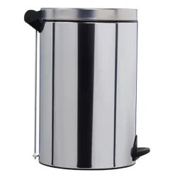 ROSSIGNOL Poubelle A Pedale Sanelia - Seau Antibactérien - 20l - Inox Brillant -Nettoyage Outils Boutique rossignol poubelle pedale sanelia seau antibact rien 20l inox brillant 9R90360 2