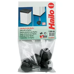 Roulettes Pivotantes Noires Pour Poubelle Hailo Swing, Lot De 4 -Nettoyage Outils Boutique roulettes pivotantes noires poubelle hailo swing lot 4 460760 1