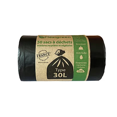 Sac Poubelle Noir Flexigreen 30 L, Lot De 1000 4 Sac Poubelle Noir Flexigreen 30 L, Lot De 1000 – Image 2