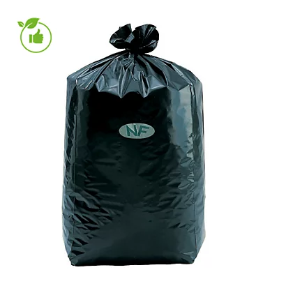 Sacs Poubelle Déchets Courants NF Fléxitène Noirs 100 L, Lot De 500 3 Sacs Poubelle Déchets Courants NF Fléxitène Noirs 100 L, Lot De 500