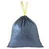 Sacs Poubelle Déchets Courants Poignées Coulissantes Gris 30 L, Lot De 100