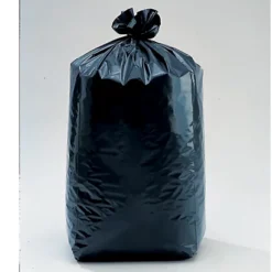 Sacs Poubelle Déchets Légers Noirs 130 L, Lot De 200