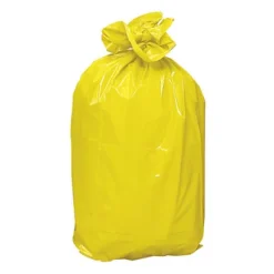 Sacs Poubelle Déchets Lourds Jaunes 110 L, Lot De 100