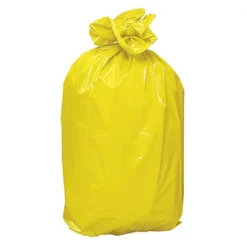 Sacs Poubelle Déchets Lourds Jaunes 110 L, Lot De 200