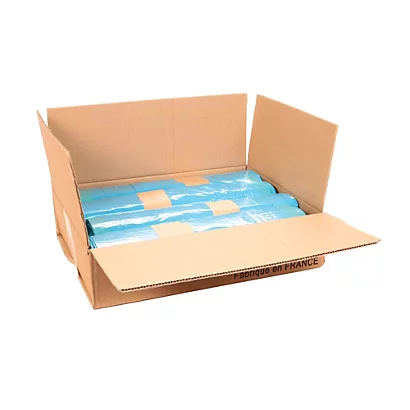 Sacs Poubelle Déchets Lourds Poignées Coulissantes Bleus 30 L, Lot De 100 4 Sacs Poubelle Déchets Lourds Poignées Coulissantes Bleus 30 L, Lot De 100 – Image 2