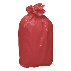 Sacs Poubelle Déchets Lourds Rouges 110 L, Lot De 200