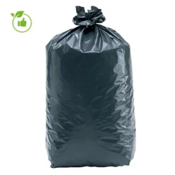 Sacs Poubelle Déchets Lourds Tradition Qualité épaisse Gris 50 L, Lot De 200