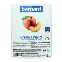 Savon Crème Bernard Parfum Pêche 5 L -Nettoyage Outils Boutique savon cr bernard parfum p che 5 248550 1