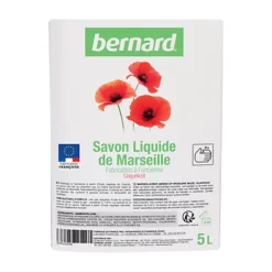 Savon De Marseille Bernard Parfum Coquelicot 5 L -Nettoyage Outils Boutique savon marseille bernard parfum coquelicot 5 261190 2