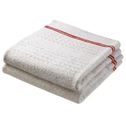 Serpillières Blanches 55 X 100 Cm (Lot De 5)