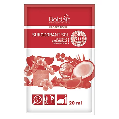 Désinfectant Surodorant Boldair Fruits Rouges 20 Ml, Lot De 100 3 Désinfectant Surodorant Boldair Fruits Rouges 20 Ml, Lot De 100
