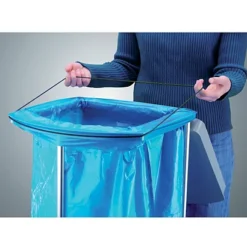 Support Sac Poubelle D'intérieur Sur Pied Hailo Gris Avec Couvercle 120 L 7 Support Sac Poubelle D'intérieur Sur Pied Hailo Gris Avec Couvercle 120 L -Nettoyage Outils Boutique support sac poubelle int rieur pied hailo gris couvercle 120 483430 2