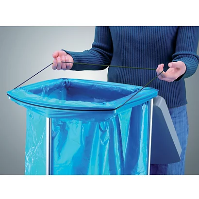 Support Sac Poubelle D'intérieur Sur Pied Hailo Gris Avec Couvercle 120 L 5 Support Sac Poubelle D'intérieur Sur Pied Hailo Gris Avec Couvercle 120 L – Image 3