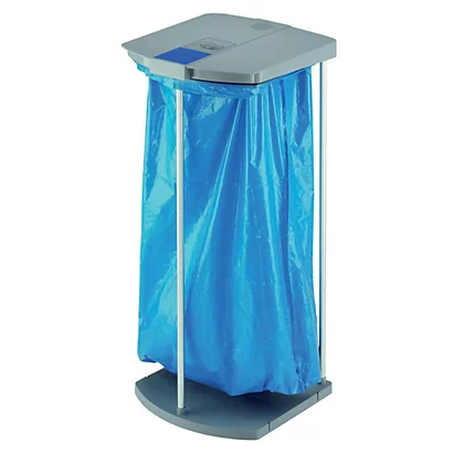 Support Sac Poubelle D'intérieur Sur Pied Hailo Gris Avec Couvercle 120 L 3 Support Sac Poubelle D'intérieur Sur Pied Hailo Gris Avec Couvercle 120 L