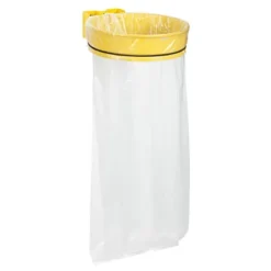 Support Sac Poubelle Mural Rossignol Ecollecto Jaune Colza Sans Couvercle 110 L