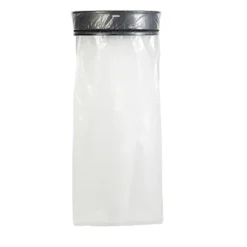 Support Sac Poubelle Mural Rossignol Gris Avec Couvercle 110 L -Nettoyage Outils Boutique support sac poubelle mural rossignol gris couvercle 110 483390 3