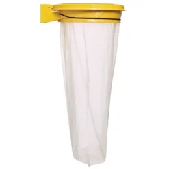 Support Sac Poubelle Mural Rossignol Jaune Colza Avec Couvercle 110 L -Nettoyage Outils Boutique support sac poubelle mural rossignol jaune colza couvercle 110 9R57803 2