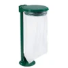Support Sac Poubelle Sur Pied Rossignol Collecmur Essentiel Vert Avec Couvercle 110 L