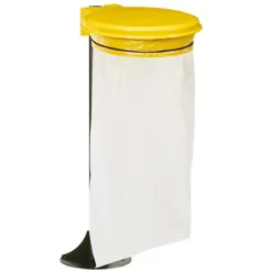 Support Sac Poubelle Sur Pied Rossignol Gris Sans Couvercle -Nettoyage Outils Boutique support sac poubelle pied rossignol gris couvercle 9R56873 2