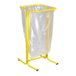 Support Sac Poubelle Sur Pieds Rossignol Tubag Jaune Colza Sans Couvercle 110 L