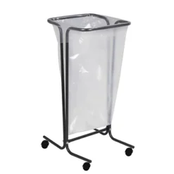 Support Sac Poubelle à Roulettes Rossignol Tubag Gris Sans Couvercle 110 L