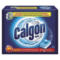 Tablettes Anticalcaire Lave-linge Calgon 2 En 1, Boîte De 48